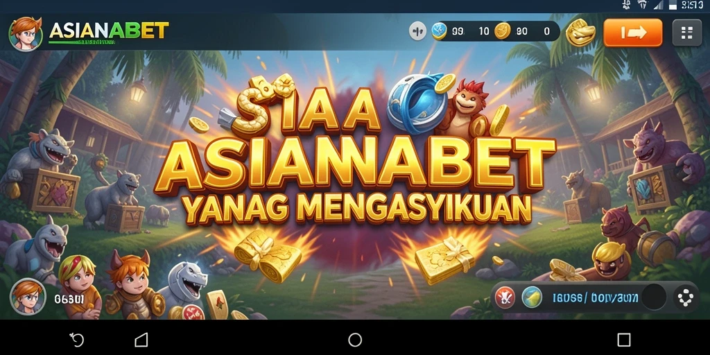 Tampilan gameplay ASIANABET yang menyenangkan dan penuh warna.