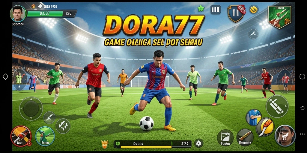 Gameplay dinamis DORA77 dengan aksi olahraga seru.
