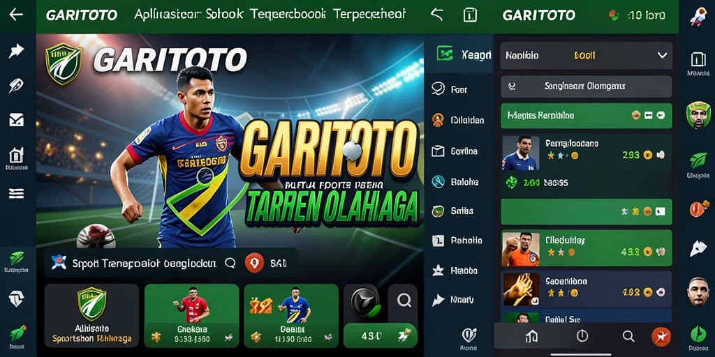 Screenshot utama GARITOTO menampilkan tampilan taruhan olahraga yang menarik.