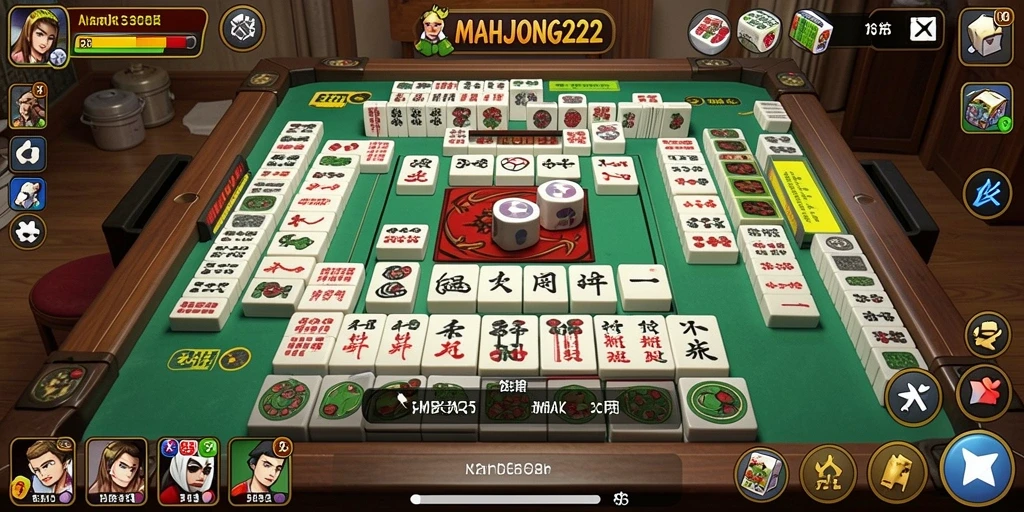 Tampilan gameplay <strong>MAHJONG222</strong> yang menuntut strategi dan kecerdasan.
