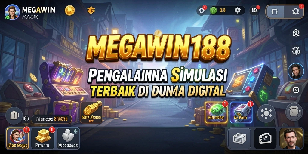 Screenshot gameplay MEGAWIN188 yang menampilkan pengalaman simulasi seru.