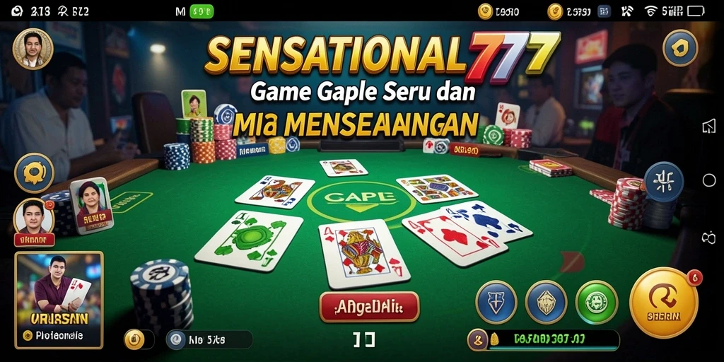 Tampilan gameplay seru dalam SENSATIONAL77 dengan teman-teman.